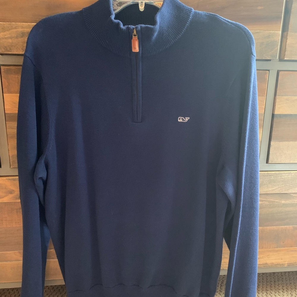 Men’s Vineyard Vines Kint Pullover 1/4 Zip Small